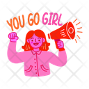 پیش‌نمایش فایل go-girl-13194303 از پک مجموعه استیکر دخترانه بامزه