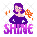 پیش‌نمایش فایل shining-girl-13194331 از پک مجموعه استیکر دخترانه بامزه