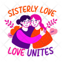 پیش‌نمایش فایل sister-love-13194333 از پک مجموعه استیکر دخترانه بامزه