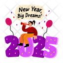 پیش‌نمایش فایل big-dreams-13362928 از پک مجموعه استیکر سال نو