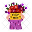 پیش‌نمایش فایل bloom-year-13362929 از پک مجموعه استیکر سال نو