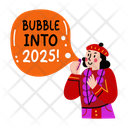 پیش‌نمایش فایل blowing-bubble-13362930 از پک مجموعه استیکر سال نو