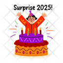 پیش‌نمایش فایل cake-13362934 از پک مجموعه استیکر سال نو