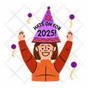 پیش‌نمایش فایل celebration-hat-13362939 از پک مجموعه استیکر سال نو