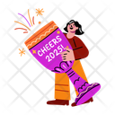 پیش‌نمایش فایل cheers-13362942 از پک مجموعه استیکر سال نو