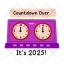 پیش‌نمایش فایل countdown-over-13362945 از پک مجموعه استیکر سال نو