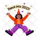 پیش‌نمایش فایل dancing-character-13362951 از پک مجموعه استیکر سال نو