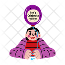 پیش‌نمایش فایل lets-celebrate-13362971 از پک مجموعه استیکر سال نو
