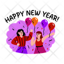 پیش‌نمایش فایل new-year-celebration-13362982 از پک مجموعه استیکر سال نو