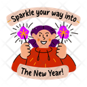 پیش‌نمایش فایل new-year-stickers-13362989 از پک مجموعه استیکر سال نو