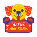 پیش‌نمایش فایل awesome-13229055 از پک استیکرهای تبریک