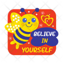 پیش‌نمایش فایل believe-yourself-13229056 از پک استیکرهای تبریک