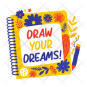 پیش‌نمایش فایل draw-dreams-13229093 از پک استیکرهای تبریک