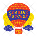 پیش‌نمایش فایل soaring-success-13229130 از پک استیکرهای تبریک