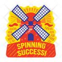 پیش‌نمایش فایل spinning-success-13229131 از پک استیکرهای تبریک