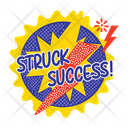 پیش‌نمایش فایل struck-success-13229133 از پک استیکرهای تبریک