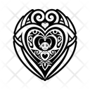 پیش‌نمایش فایل polynesian-heart-13515157 از پک نمادها تتو پلینزی