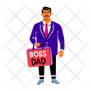پیش‌نمایش فایل boss-dad-13606046 از پک مجموعه استیکر روز پدر‌ها شاد