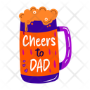 پیش‌نمایش فایل cheers-13606051 از پک مجموعه استیکر روز پدر‌ها شاد