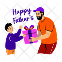 پیش‌نمایش فایل dad-gift-13606058 از پک مجموعه استیکر روز پدر‌ها شاد