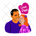 پیش‌نمایش فایل dad-love-13606065 از پک مجموعه استیکر روز پدر‌ها شاد