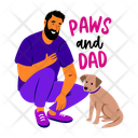پیش‌نمایش فایل dog-dad-13606078 از پک مجموعه استیکر روز پدر‌ها شاد