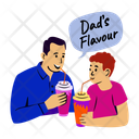 پیش‌نمایش فایل enjoying-drink-13606082 از پک مجموعه استیکر روز پدر‌ها شاد