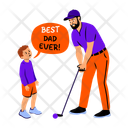پیش‌نمایش فایل golfing-dad-13606095 از پک مجموعه استیکر روز پدر‌ها شاد