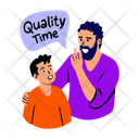 پیش‌نمایش فایل quality-time-13606105 از پک مجموعه استیکر روز پدر‌ها شاد