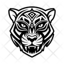پیش‌نمایش فایل black-panther-13763299 از پک نمادها تتو مدرسه قدیمی
