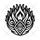پیش‌نمایش فایل tribal-flame-13819251 از پک نمادها آفریقایی – مجموعه