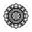 پیش‌نمایش فایل hindu-yantra-13886000 از پک نمادها تتوها زنانه