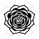 پیش‌نمایش فایل rose-symbol-13886046 از پک نمادها تتوها زنانه