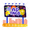 پیش‌نمایش فایل ad-tags-14096783 از پک مجموعه استیکر مجموعه هنری گرافیتی