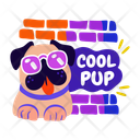 پیش‌نمایش فایل cool-pup-14096789 از پک مجموعه استیکر مجموعه هنری گرافیتی