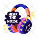 پیش‌نمایش فایل hear-noise-14096799 از پک مجموعه استیکر مجموعه هنری گرافیتی