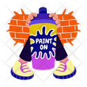 پیش‌نمایش فایل paint-on-14096810 از پک مجموعه استیکر مجموعه هنری گرافیتی
