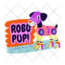 پیش‌نمایش فایل robo-pup-14096814 از پک مجموعه استیکر مجموعه هنری گرافیتی