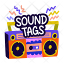 پیش‌نمایش فایل sound-tags-14096818 از پک مجموعه استیکر مجموعه هنری گرافیتی