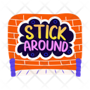 پیش‌نمایش فایل stick-around-14096824 از پک مجموعه استیکر مجموعه هنری گرافیتی