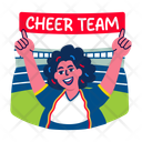 پیش‌نمایش فایل cheer-team-14096418 از پک مجموعه استیکر فوتبال