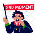 پیش‌نمایش فایل sad-moment-14096457 از پک مجموعه استیکر فوتبال