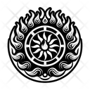 پیش‌نمایش فایل fire-symbol-14470394 از پک نمادها تتوها چروکی