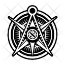 پیش‌نمایش فایل masonic-compass-14410243 از پک نمادها ماسونی