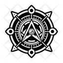 پیش‌نمایش فایل masonic-wheel-14410263 از پک نمادها ماسونی