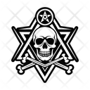 پیش‌نمایش فایل skull-crossbones-14410305 از پک نمادها ماسونی