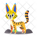 پیش‌نمایش فایل striped-serval-15809090 از پک حیوانات
