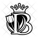 پیش‌نمایش فایل b-logo-15928651 از پک مجموعه هنری لوگو حروف گل‌دار