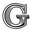 پیش‌نمایش فایل g-symbol-15928756 از پک مجموعه هنری لوگو حرف G حروف