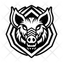 پیش‌نمایش فایل boar-logo-16126103 از پک گراز